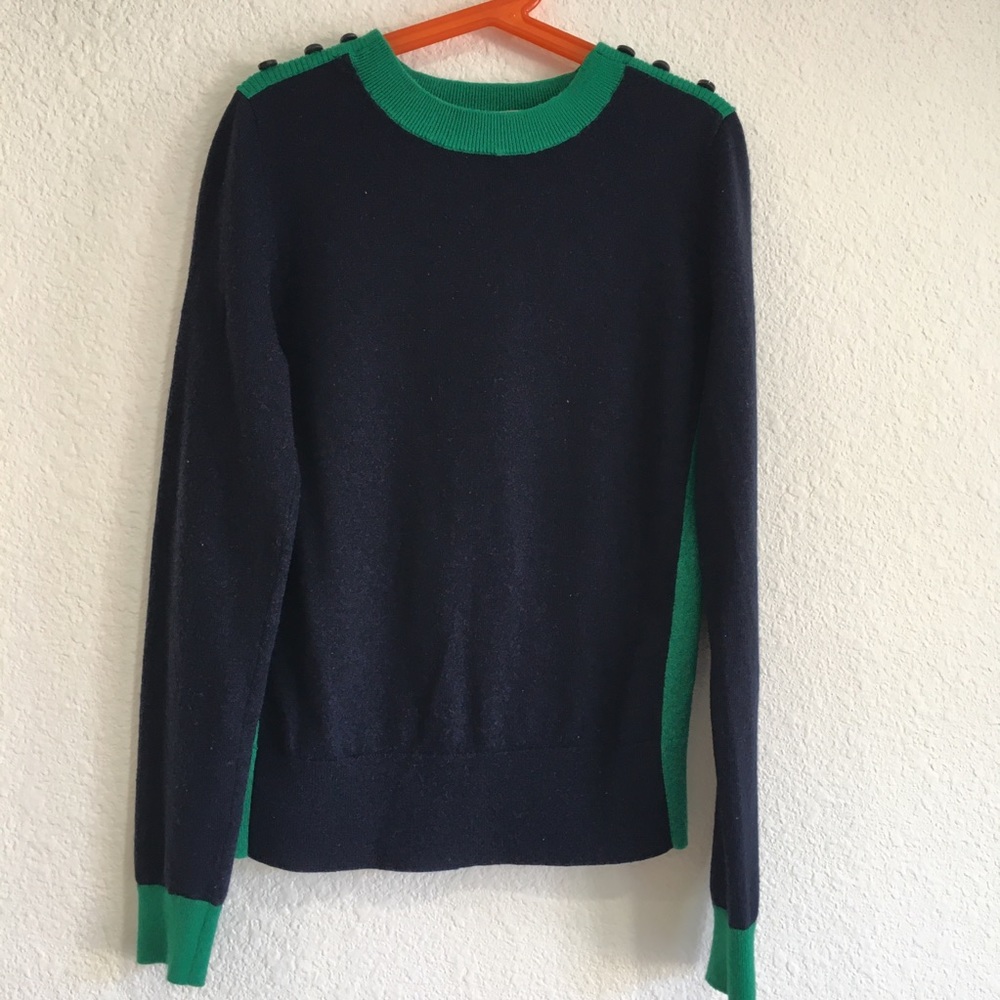 Banana Republic color block women’s wool sweater